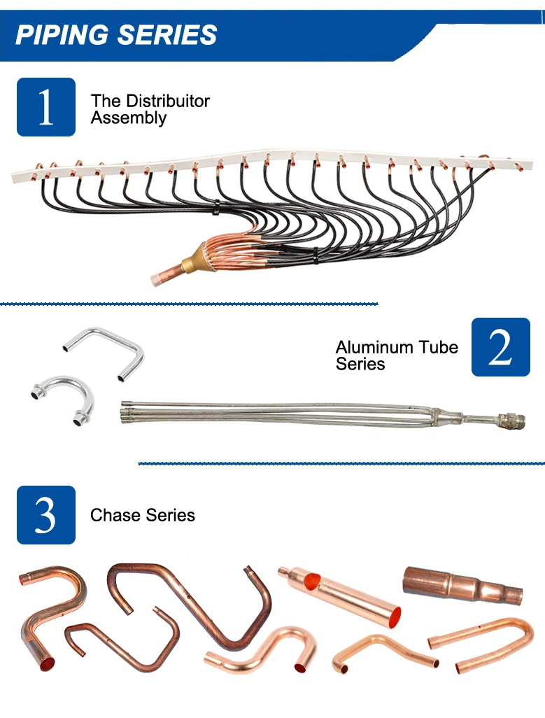 Outlet and Inlet Pipe for Air Conditioning Internal Refrigeration, Air-Conditioner Parts, HVAC Copper Fittings