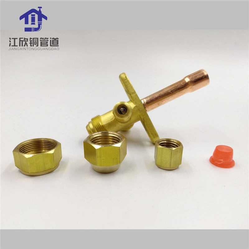 Air Conditioner Brass Service Valve Straight Fitting Series