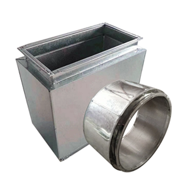 Stainless Steel Static Pressure Box Duct Silencing Plenum Fan Silencer