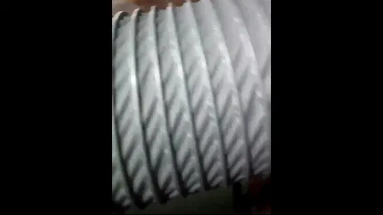 Tubo di scarico flessibile per condotto di riscaldamento dell'aria a spirale resistente al calore